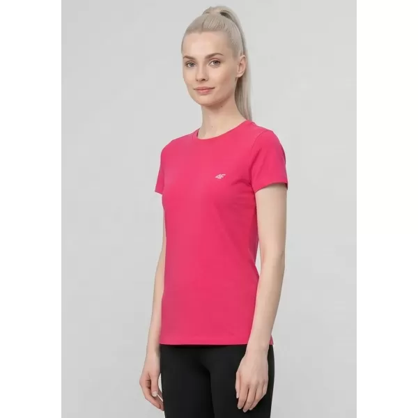  Funktions-T-Shirt für Damen 4F WAW25TFTSF1527 DUNKELROSA 