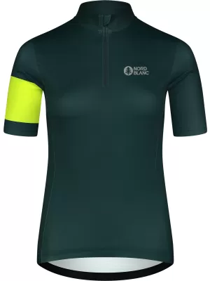 Damen-Radtrikot NORDBLANC ENTHUSIAST NBSLF8084 GRÜN