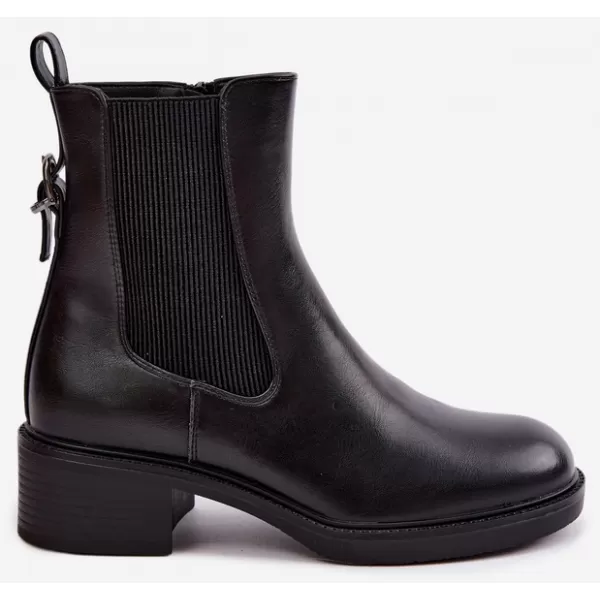  Damen-Stiefeletten SERGIO LEONE BT-04 SCHWARZ 