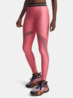 Leggings für Damen UNDER ARMOUR HEATGEAR MESH LEGGING 6010009-600 ROSA