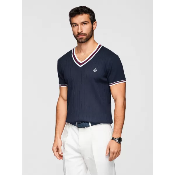  Herren-T-Shirt OMBRE OM-TSCT-0266 MARINEBLAU 