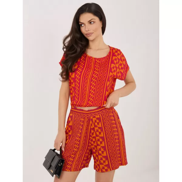 Damen-Shorts SUBLEVEL D73771M62489KD ORANGE 