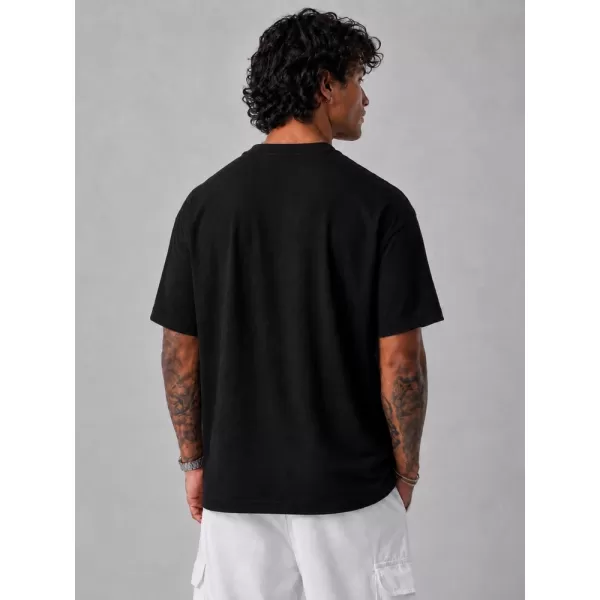  Herren-T-Shirt DSTREET NX1022R-BK-O SCHWARZ 