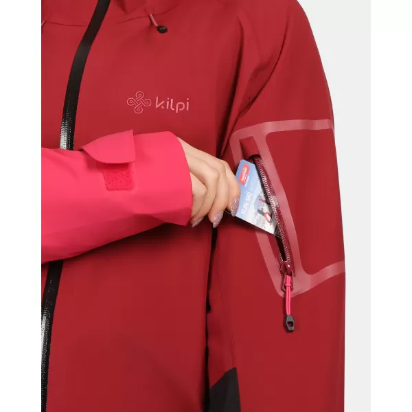  Damen-Hardshelljacke KILPI MAMBA-W 1L0101KI DUNKELROT 
