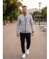 Herren-Sweatshirt 4F WMM00TSWSM2547 KALTE HELLGRAUE MELANGE
