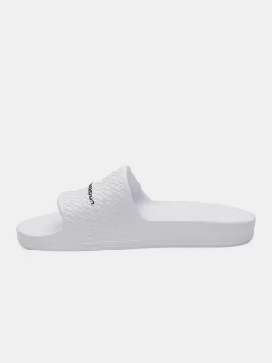 Damenhausschuhe UNDER ARMOUR W ARMR SLIDE LITE 6007533-100 WEIß
