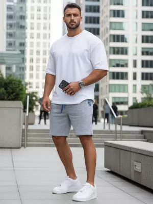 Herrenshorts DSTREET SX2223 HELLGRAU