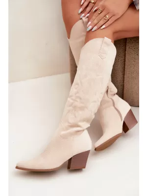 Damenstiefel BOTO 9697A-1 BEIGE
