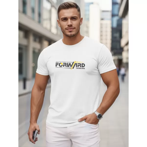  Herren-T-Shirt DSTREET NX0145R-WH WEIß 