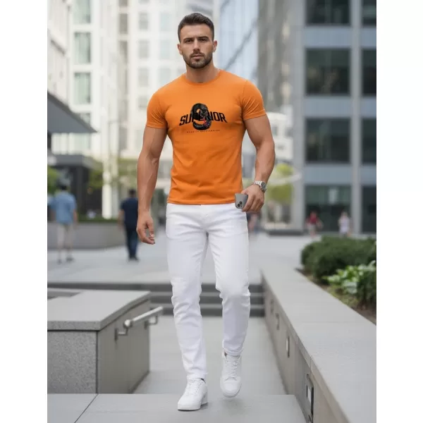  Herren-T-Shirt DSTREET NX5019R-OR ORANGE 
