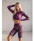 Premium-Overknee-Leggings für Damen (neue Größen) ALTISPORT VOJ/ALW082LEG06 LILA