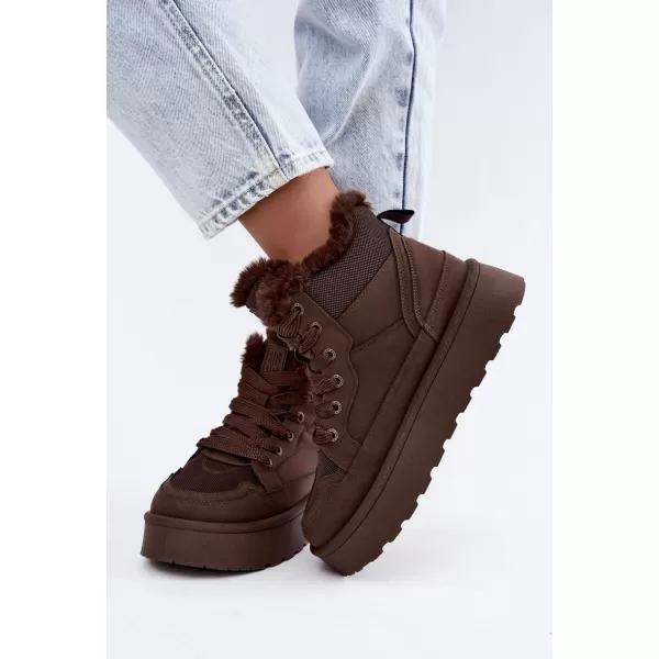  Damenschuhe BIG STAR SHOES UU274168 BRAUNE/BEIGE SCHATTEN 