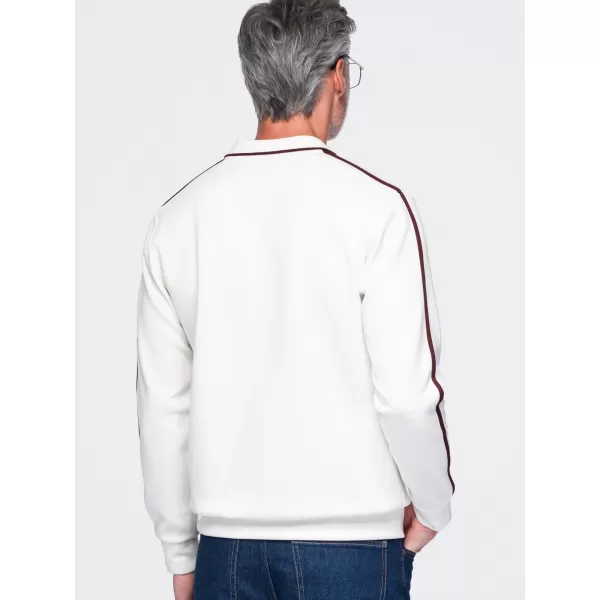  Herren-Sweatshirt OMBRE OM-SSNZ-0268 CREMEFARBEN 