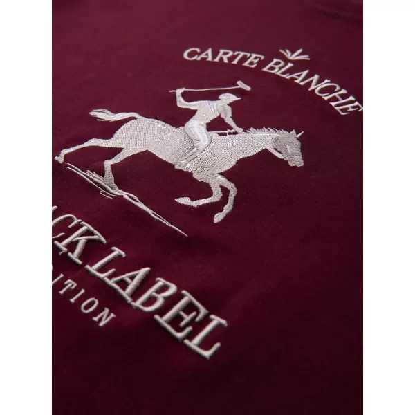  Herren-Sweatshirt OMBRE OM-SSNZ-0267 BURGUND 