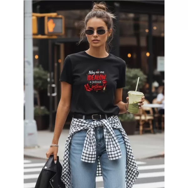  Damen-T-Shirt DSTREET NX5038RY SCHWARZ 