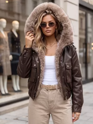 Damenjacke DSTREET TY5976 BRAUN