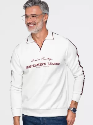 Herren-Sweatshirt OMBRE OM-SSNZ-0268 CREMEFARBEN