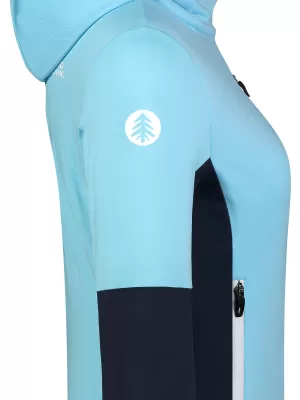 Powerfleece-Sweatshirt für Damen NORDBLANC RAVINE NBSFL8336 HELLBLAU