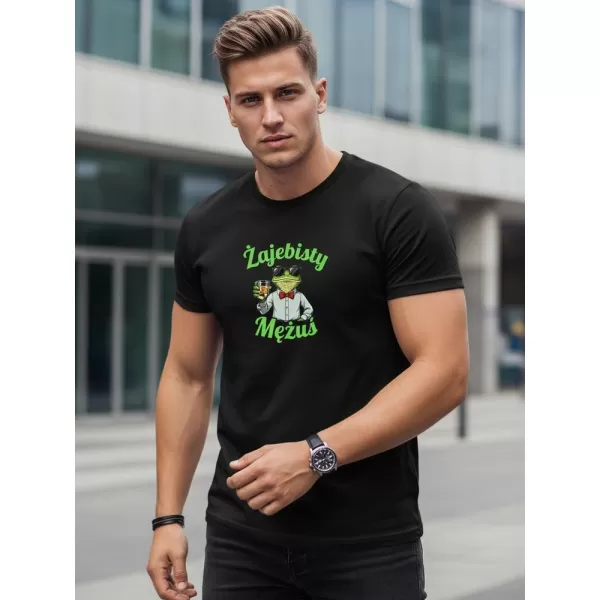  Herren-T-Shirt DSTREET NX0103R-BK SCHWARZ 