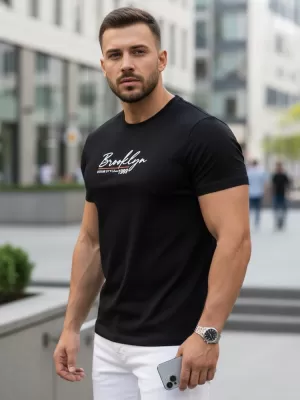 Herren-T-Shirt DSTREET RX5403 SCHWARZ