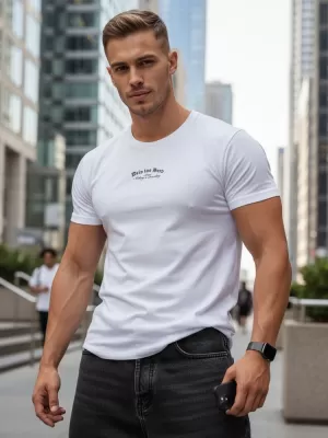 Herren-T-Shirt DSTREET RX5434 WEIß