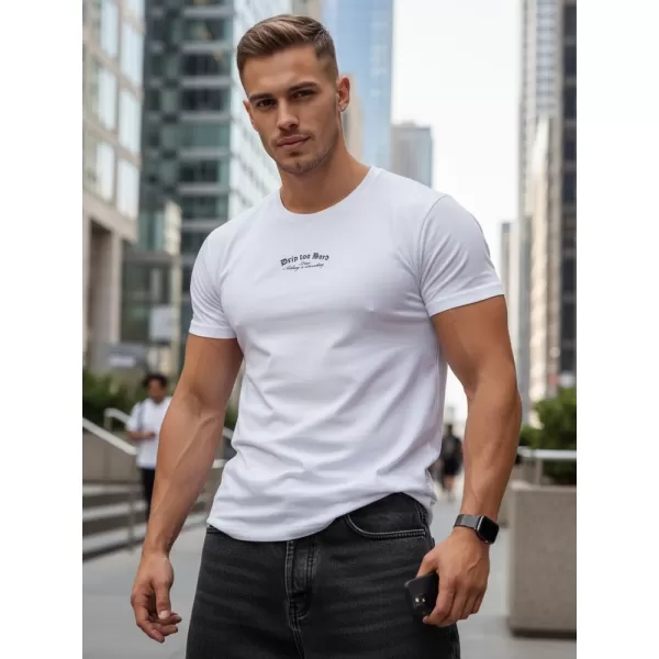 Herren-T-Shirt DSTREET RX5434 WEIß 