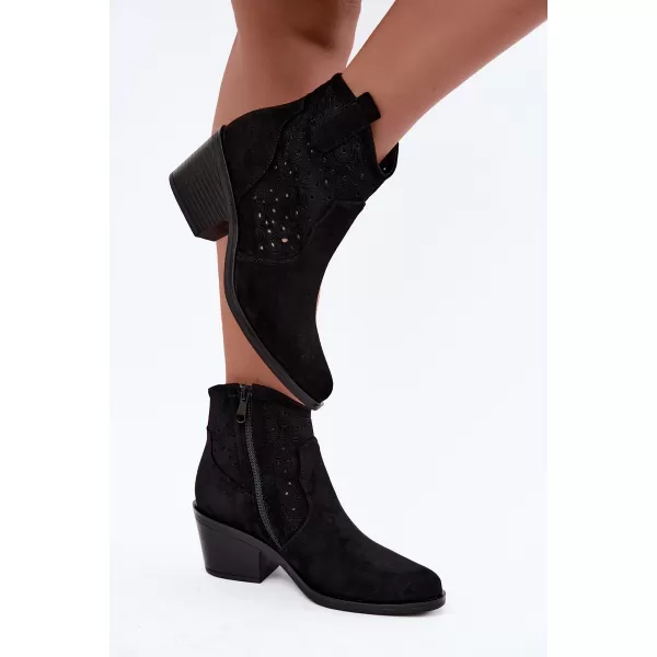  Damenschuhe S.BARSKI HY62-8147 SCHWARZ 