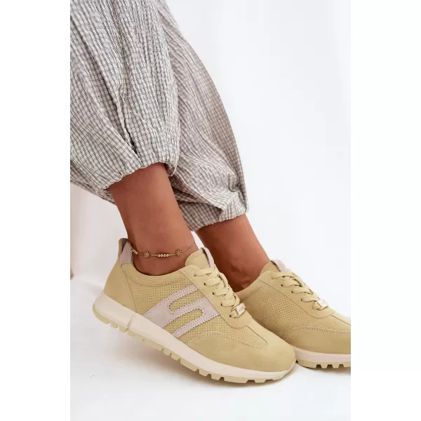  Damenschuhe BOTO GD-XW-1054 GELB/BEIGE 