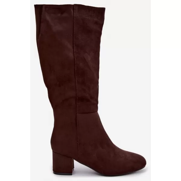  Damenstiefel S.BARSKI HY62-8131 SCHOKOLADE 