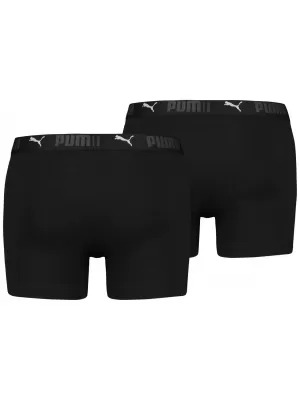 Herren-Boxershorts PUMA SPORT COTTON BOXER 2P 93552101 SCHWARZ