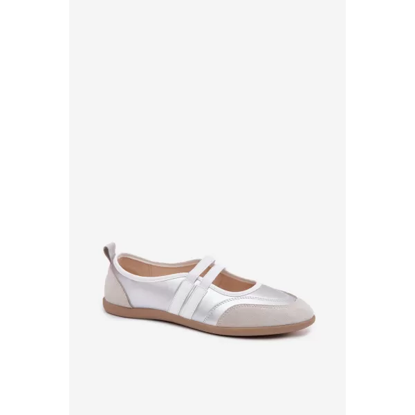  Ballerinas für Damen BOTO 22-383 SILBER 