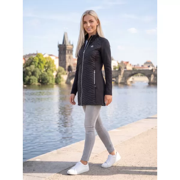  Hybridmantel für Damen ALTISPORT IRYSA SCHWARZ 