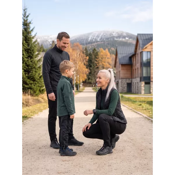 Softshellhose für Damen ALPINE PRO ABARA 2 SCHWARZ 
