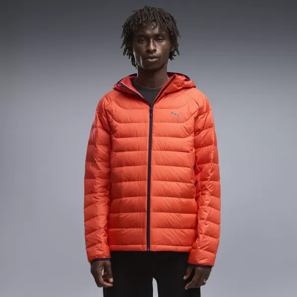 Herrenmantel PUMA PACKLITE HOODED DOWN JACKET 68522121 ROTER BLITZ 