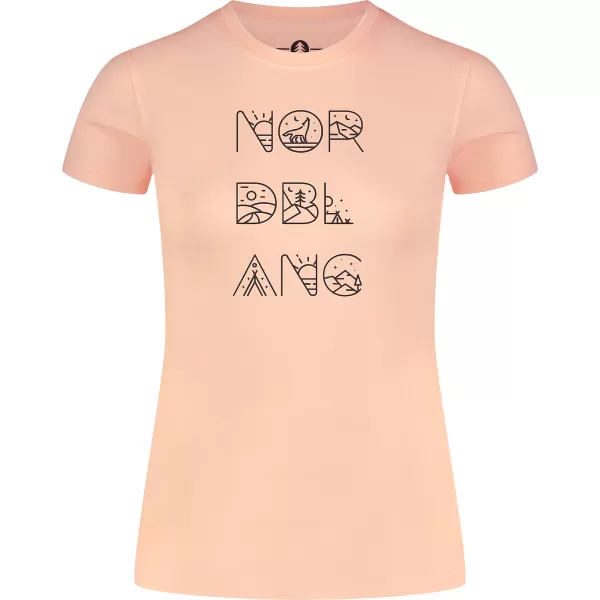  Damen-T-Shirt NORDBLANC RESCUE NBSLT8178 ROSA 