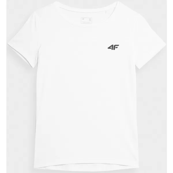  Damen-T-Shirt 4F WMM00TTSHF2356 WEIß 