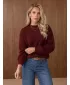 Damenpullover DSTREET MY2596 BURGUND