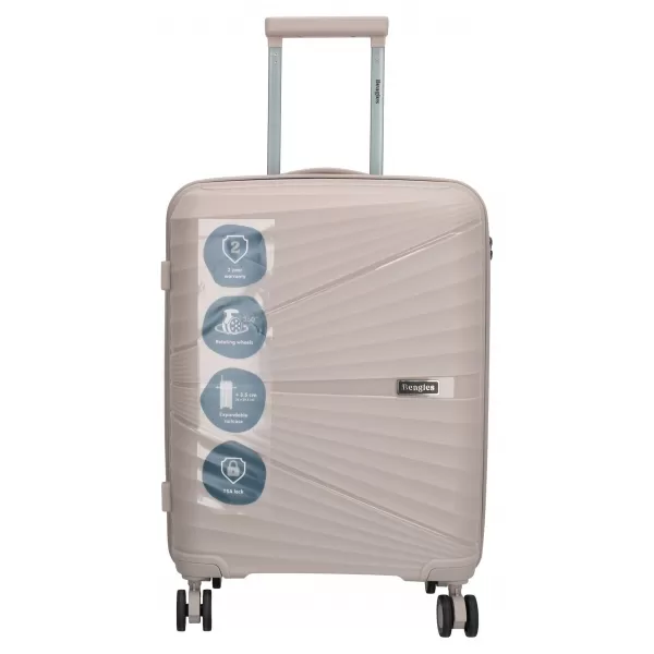  Koffer BEAGLES Travel 25138 S HELLES TAUPE 