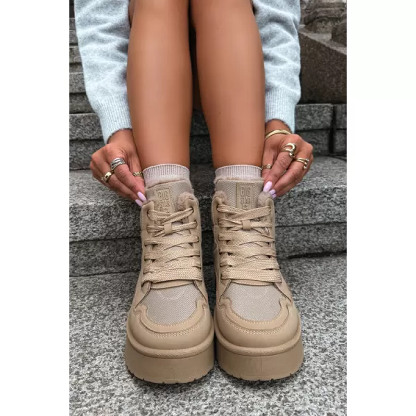  Schneemänner für Frauen BIG STAR SHOES UU274166 BEIGE 