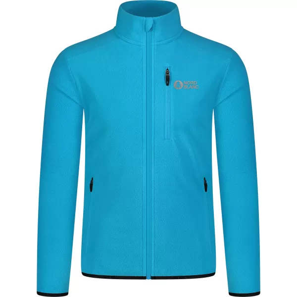  Leichtes Fleece-Sweatshirt für Herren NORDBLANC QUARRY NBSFM8372 LEUCHTEND BLAU 