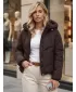 Damenjacke DSTREET TY6080 BRAUN