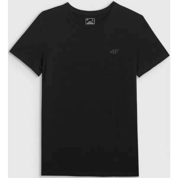  Herren-T-Shirt 4F RMM00TTSHM3248 TIEFSCHWARZ 