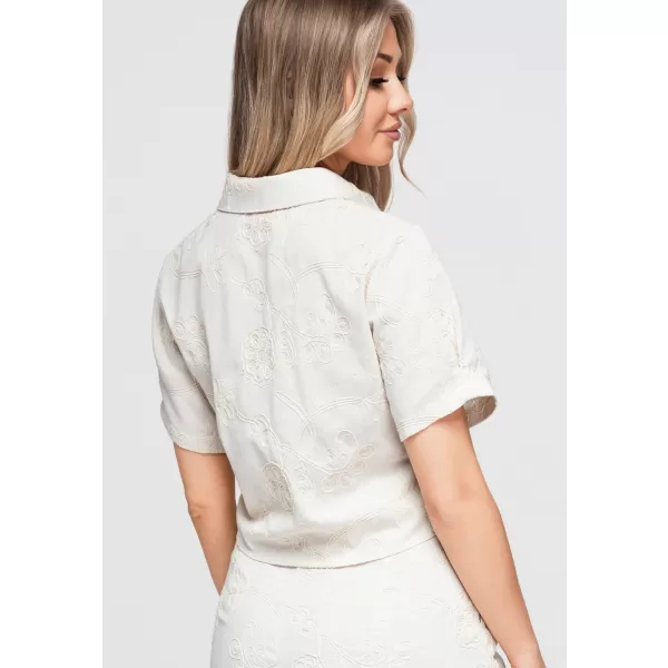  Damenbluse OMBRE OW-SH-E0060 NATURFARBEN 