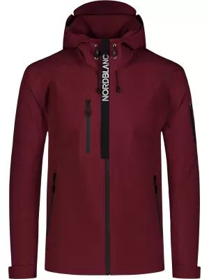 Wasserdichte Herrenjacke NORDBLANC FORTRESS NBSJM8312 BURGUND