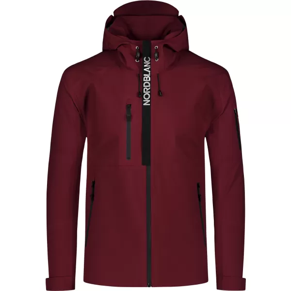  Wasserdichte Herrenjacke NORDBLANC FORTRESS NBSJM8312 BURGUND 