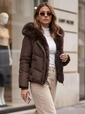 Damenjacke DSTREET TY5983 BRAUN