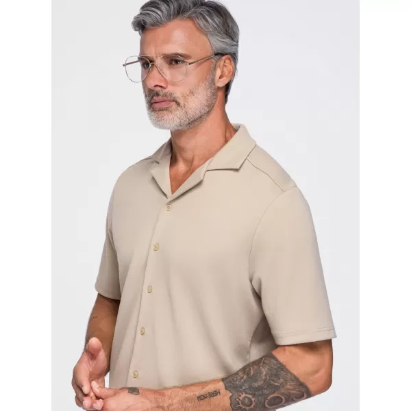  Herrenhemd OMBRE OM-SHCS-0220 BEIGE 