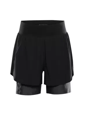 Damen-Shorts ALPINE PRO GAJERA SCHWARZ