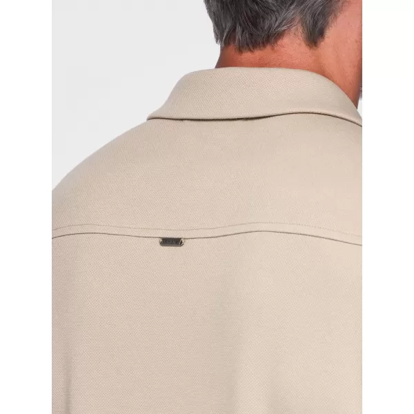 Herrenhemd OMBRE OM-SHCS-0220 BEIGE 