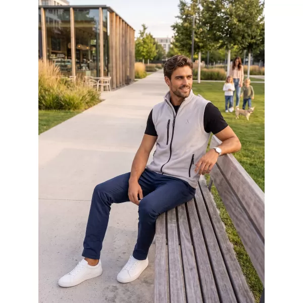  Fleeceweste für Herren ALTISPORT ALM002525 HELLGRAU 